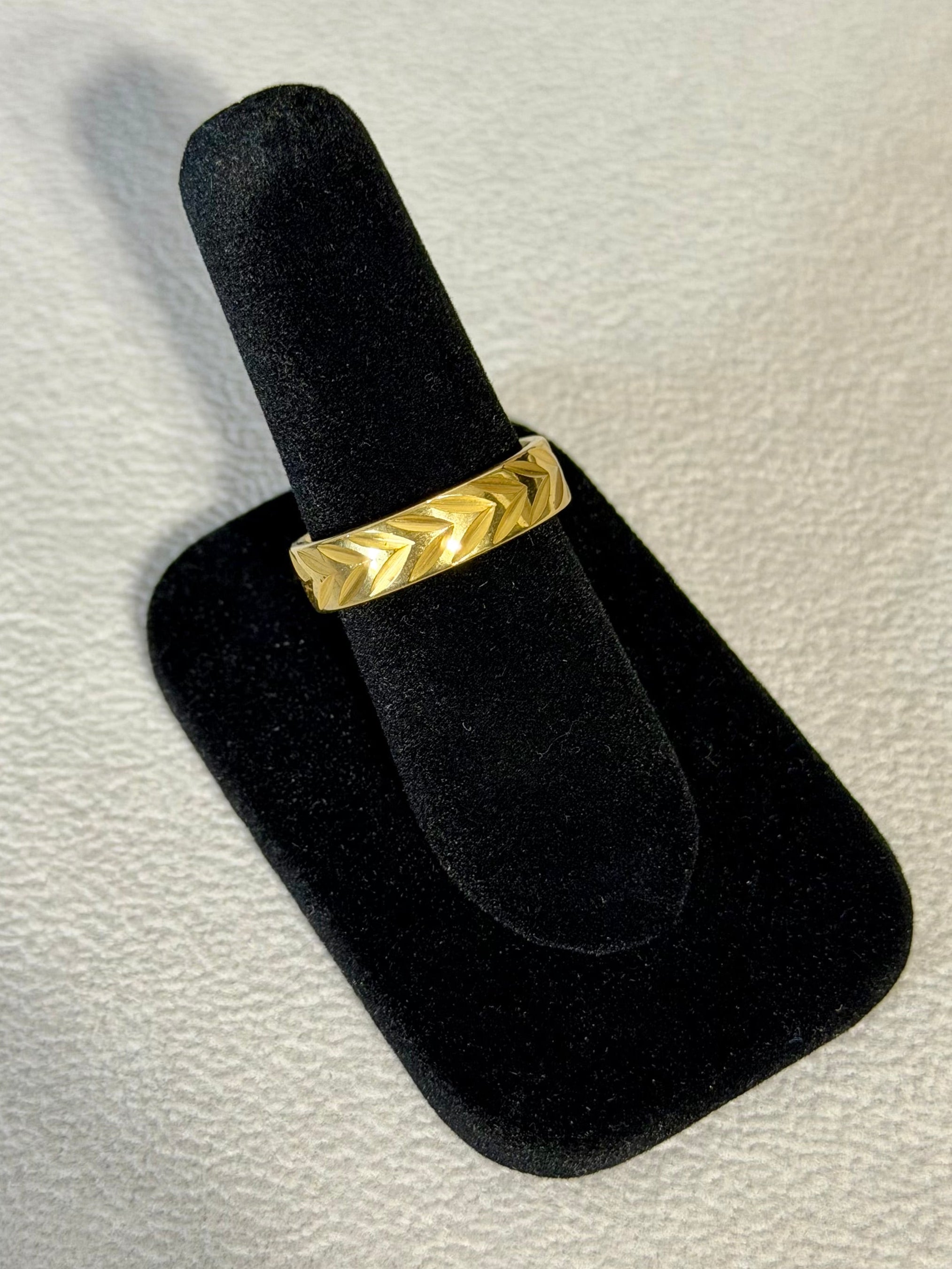 Anillo Doble Corte Acero