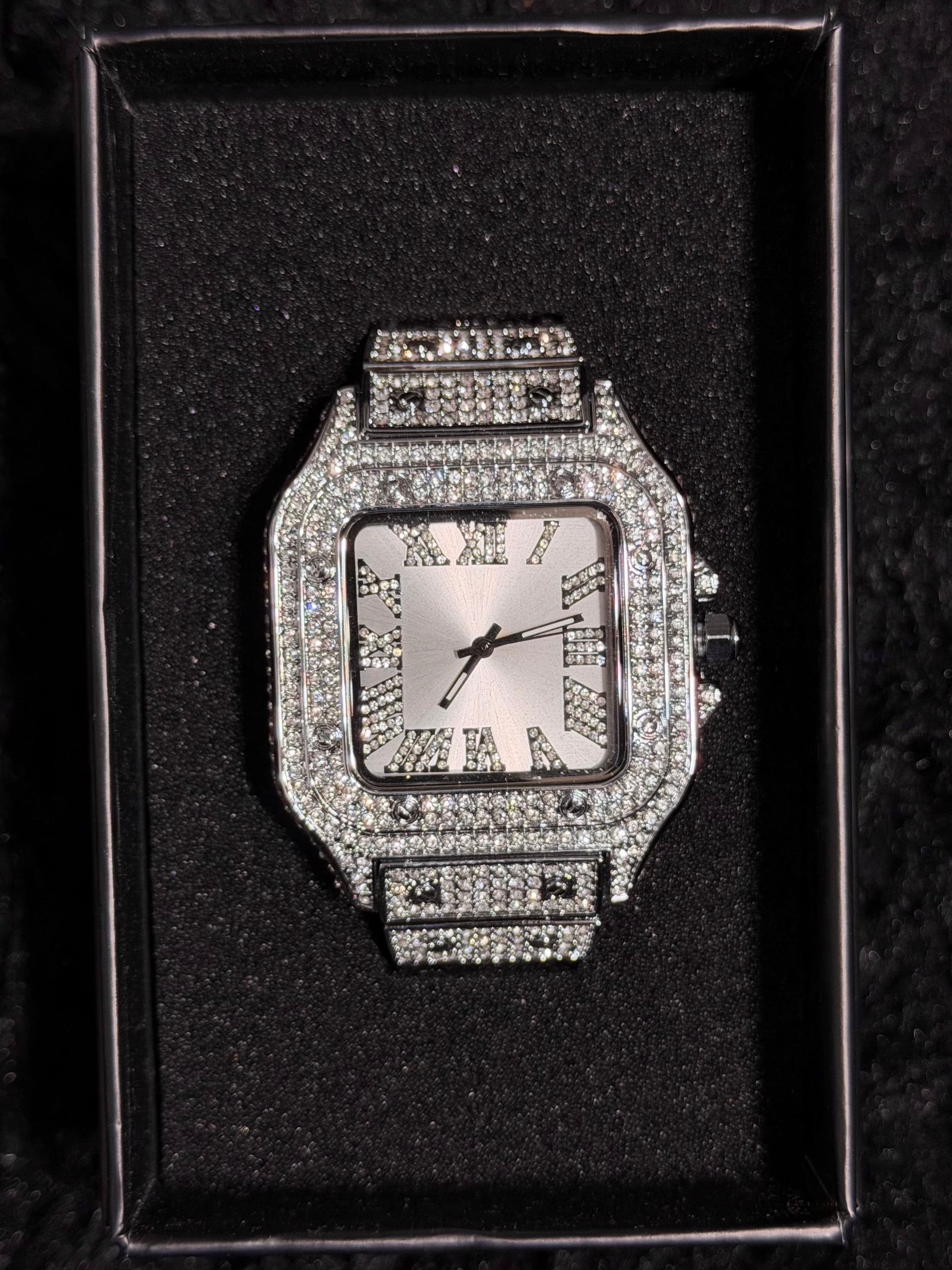 Reloj ICED Santos Deluxe Cara Blanca