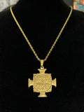 Dije San Benito Escudo Acero