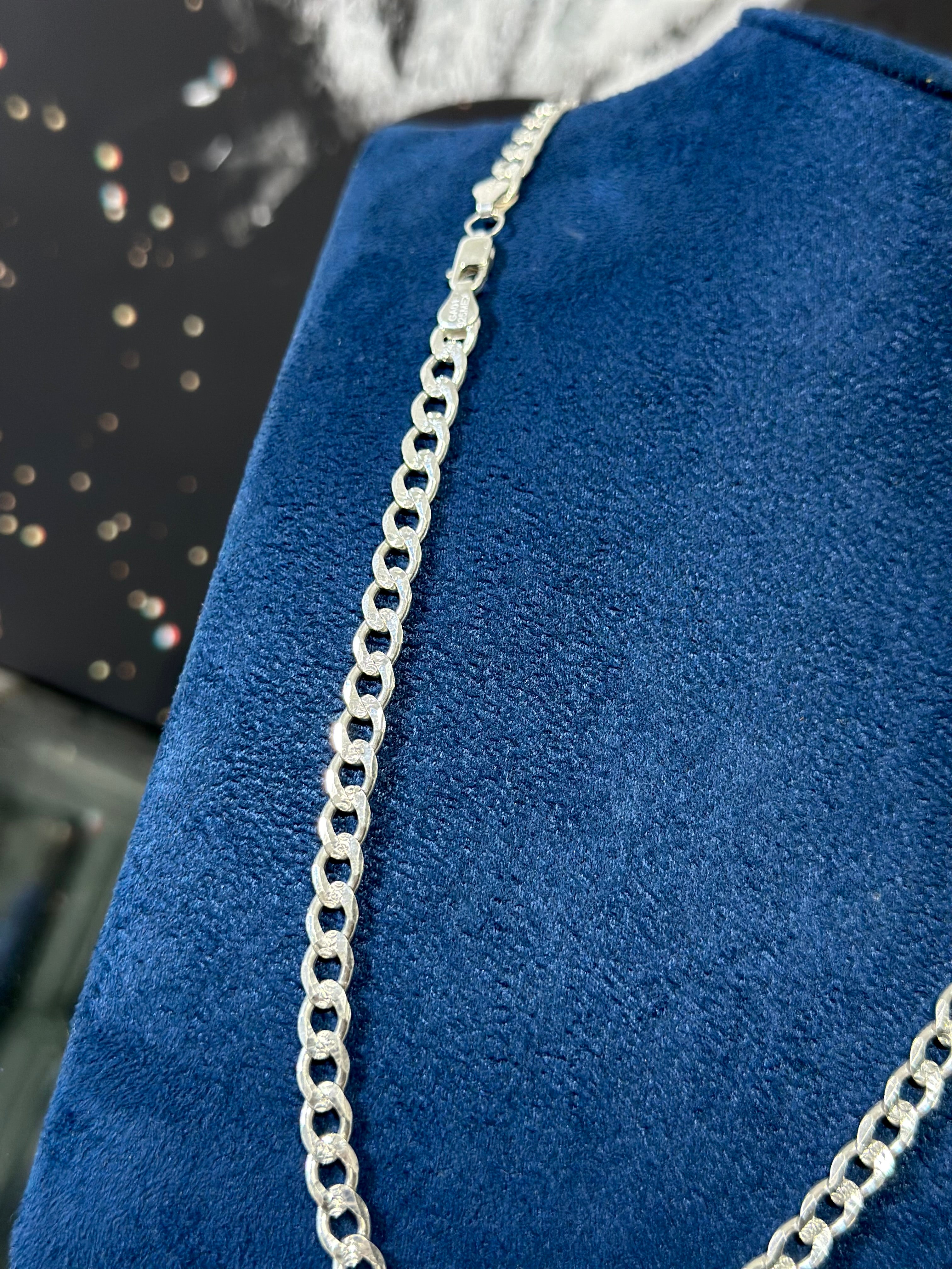 Cadena Barbada Plata .925