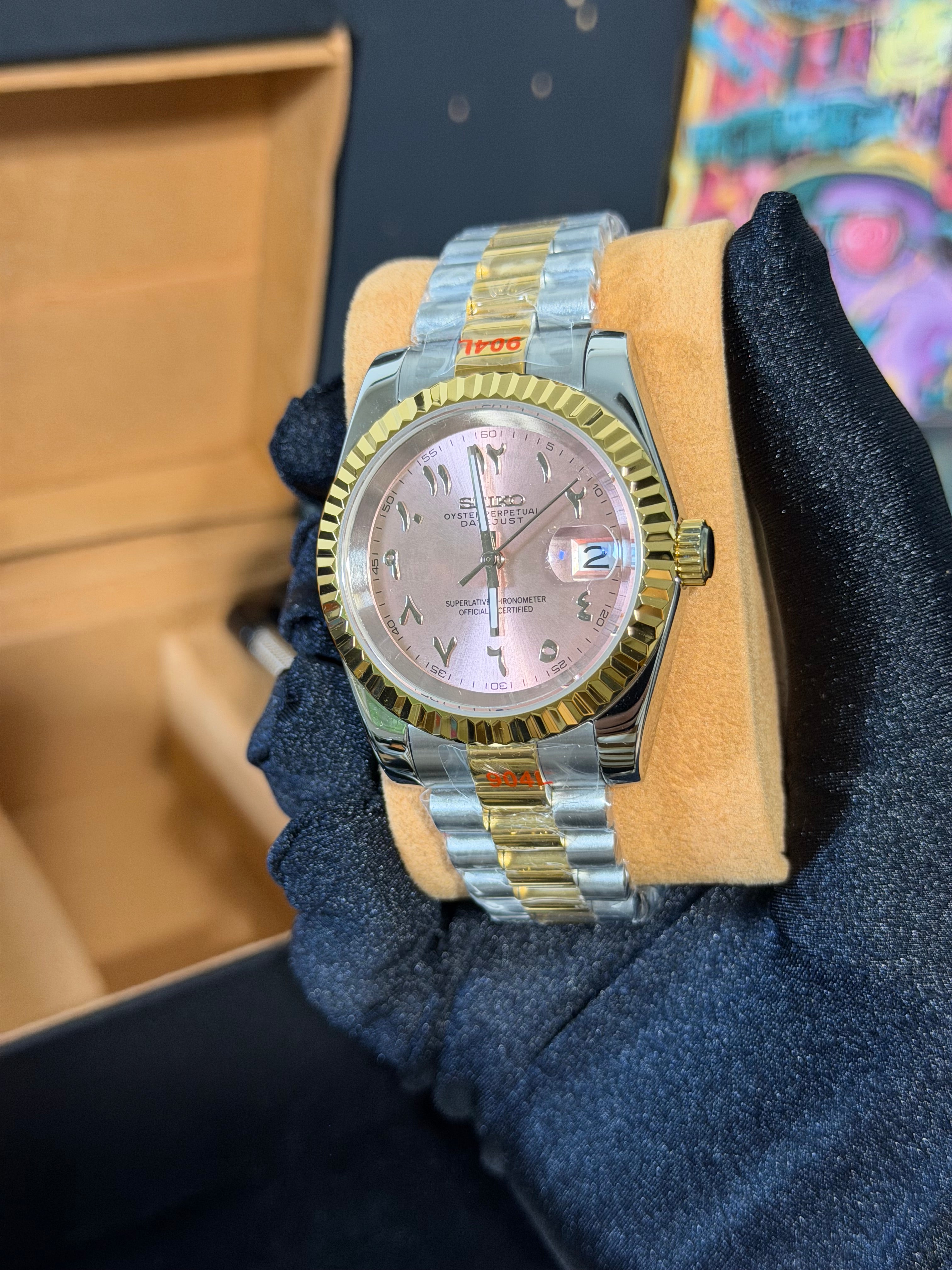 Datejust Arabic Two Tone - Seiko Mod