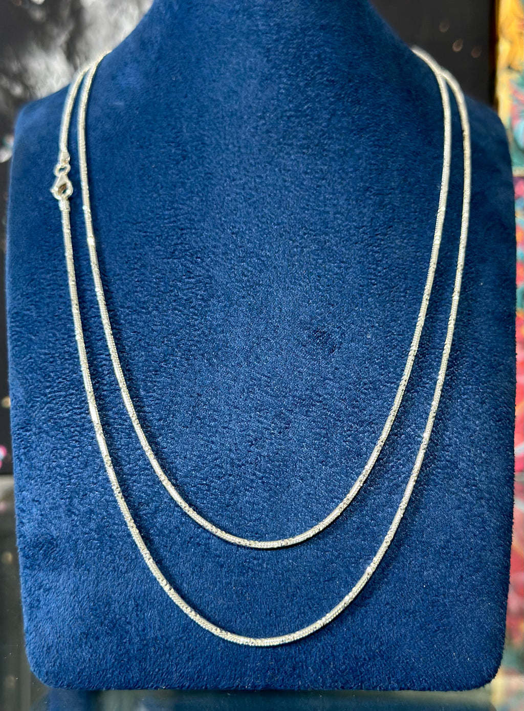 Cadena Cola de Rata Plata .925