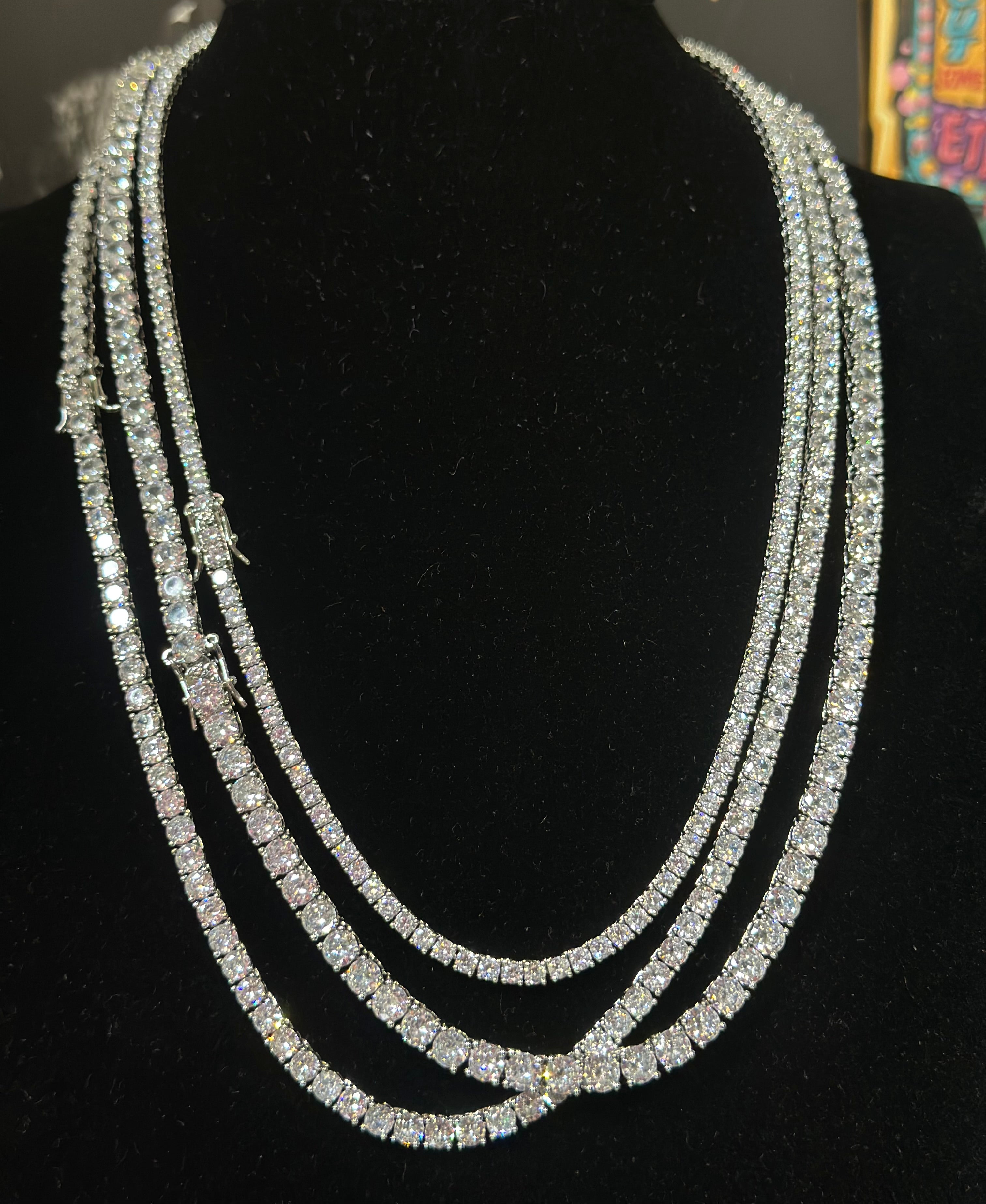 Cadena Tennis Laminado 18k