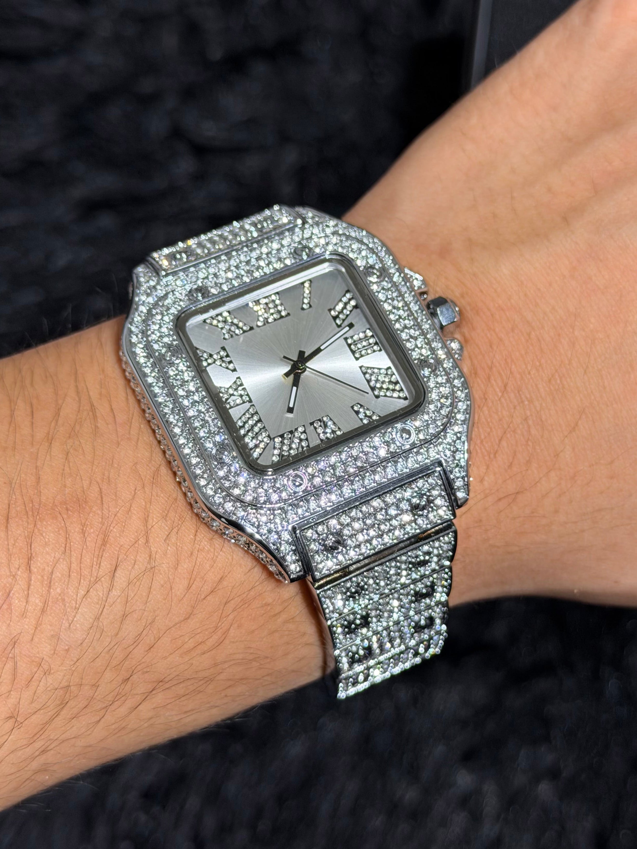 Reloj ICED Santos Deluxe Cara Blanca