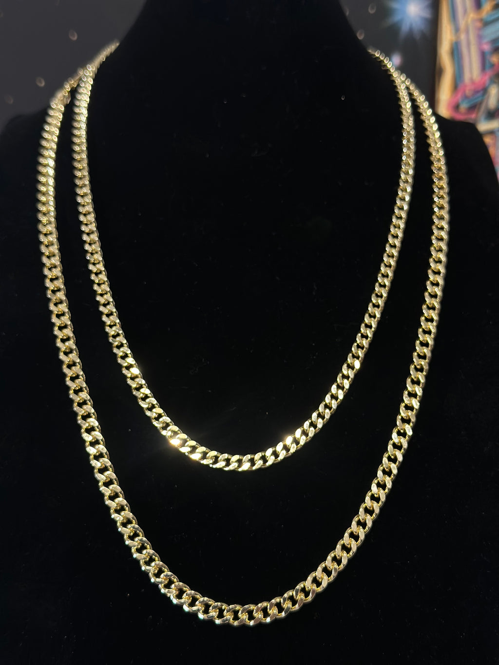 Cadena Barbada Oro Laminado