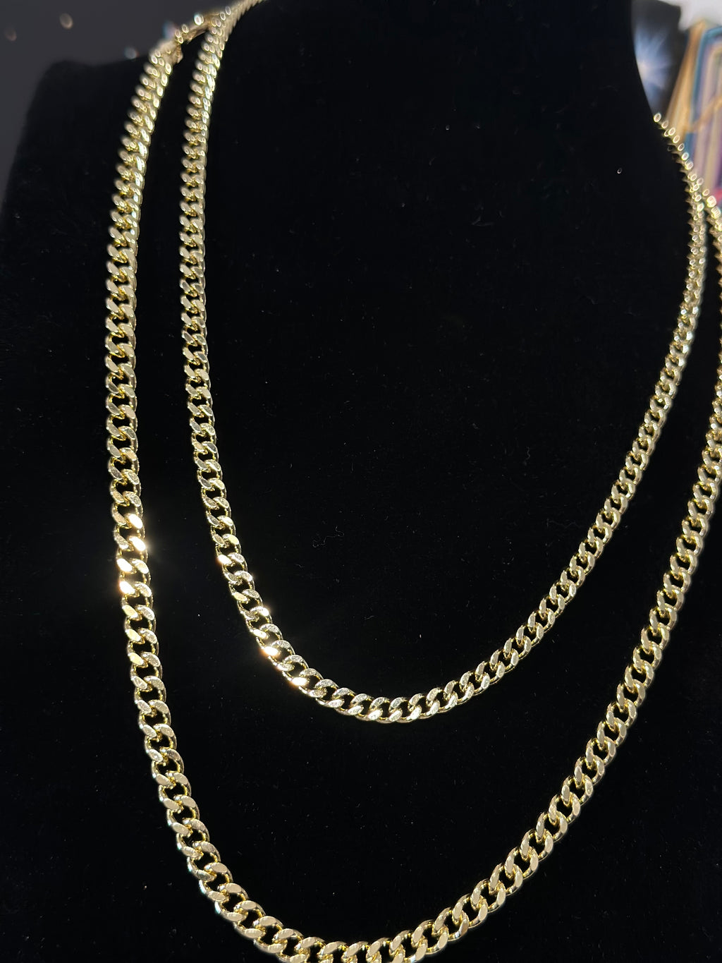 Cadena Barbada Oro Laminado