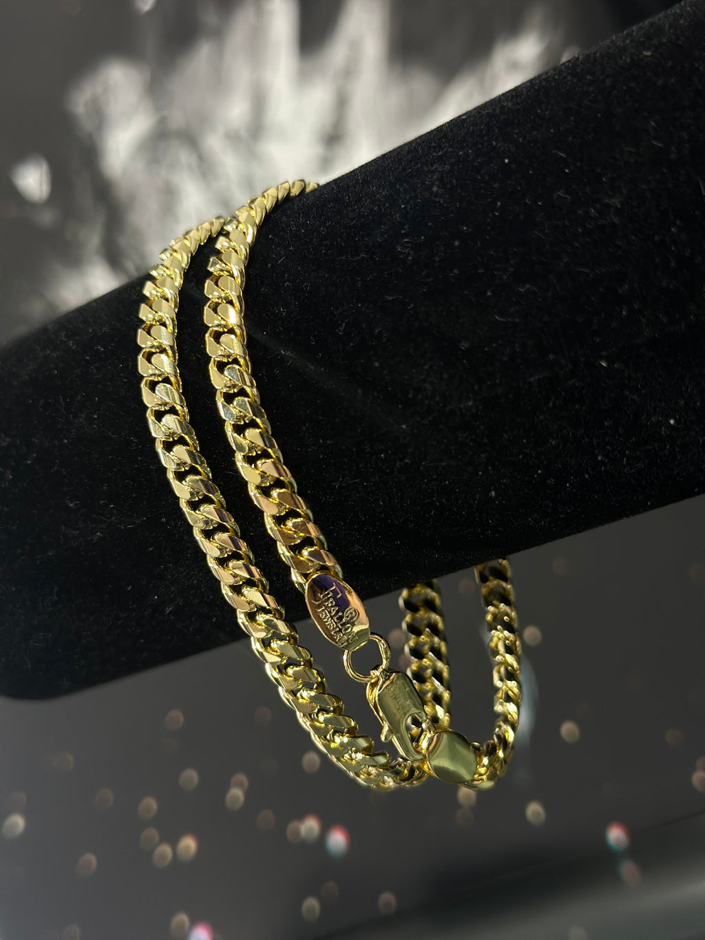 Pulso Cubano Oro Laminado