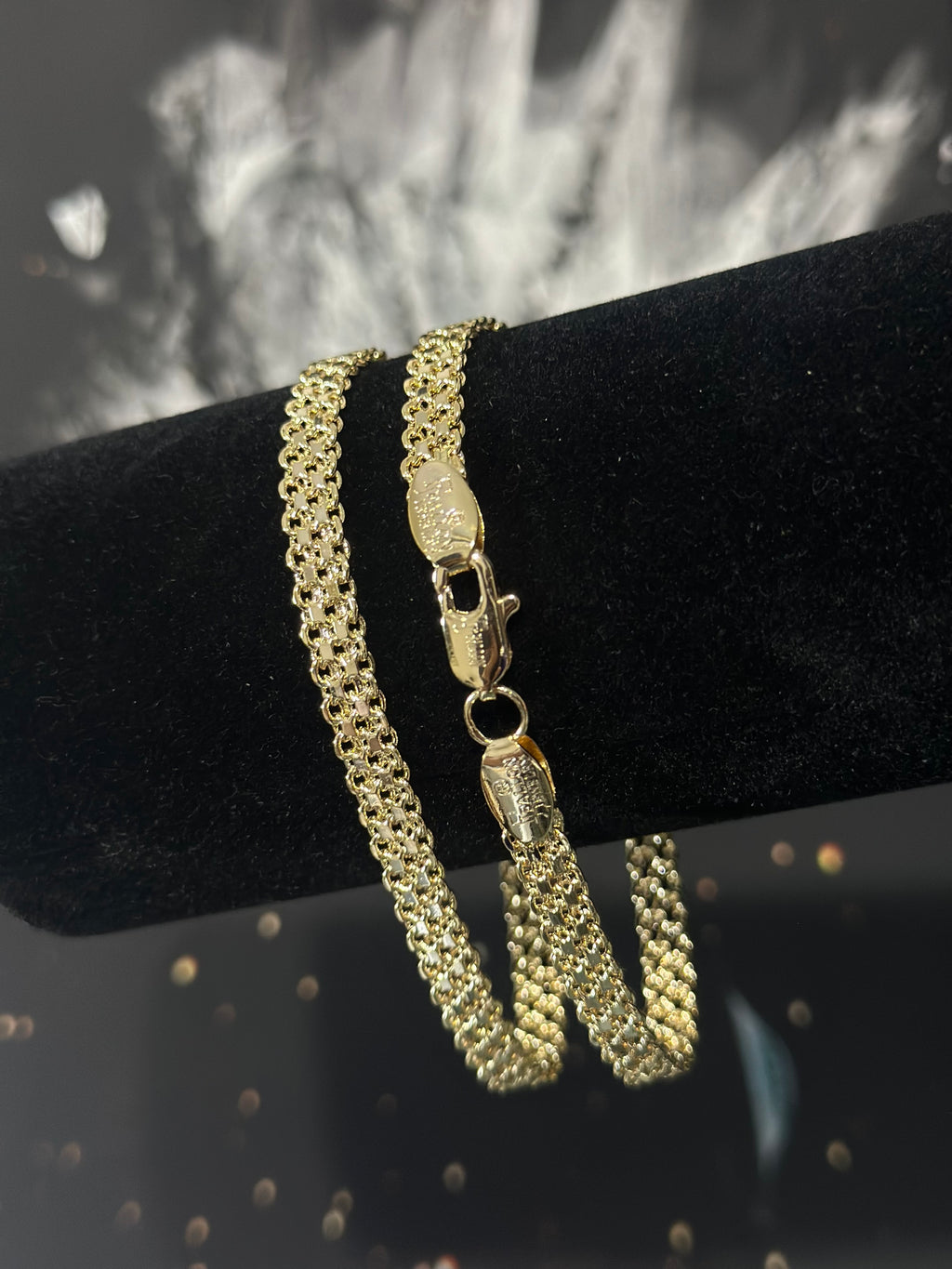 Pulso Petatillo Laminado 18k