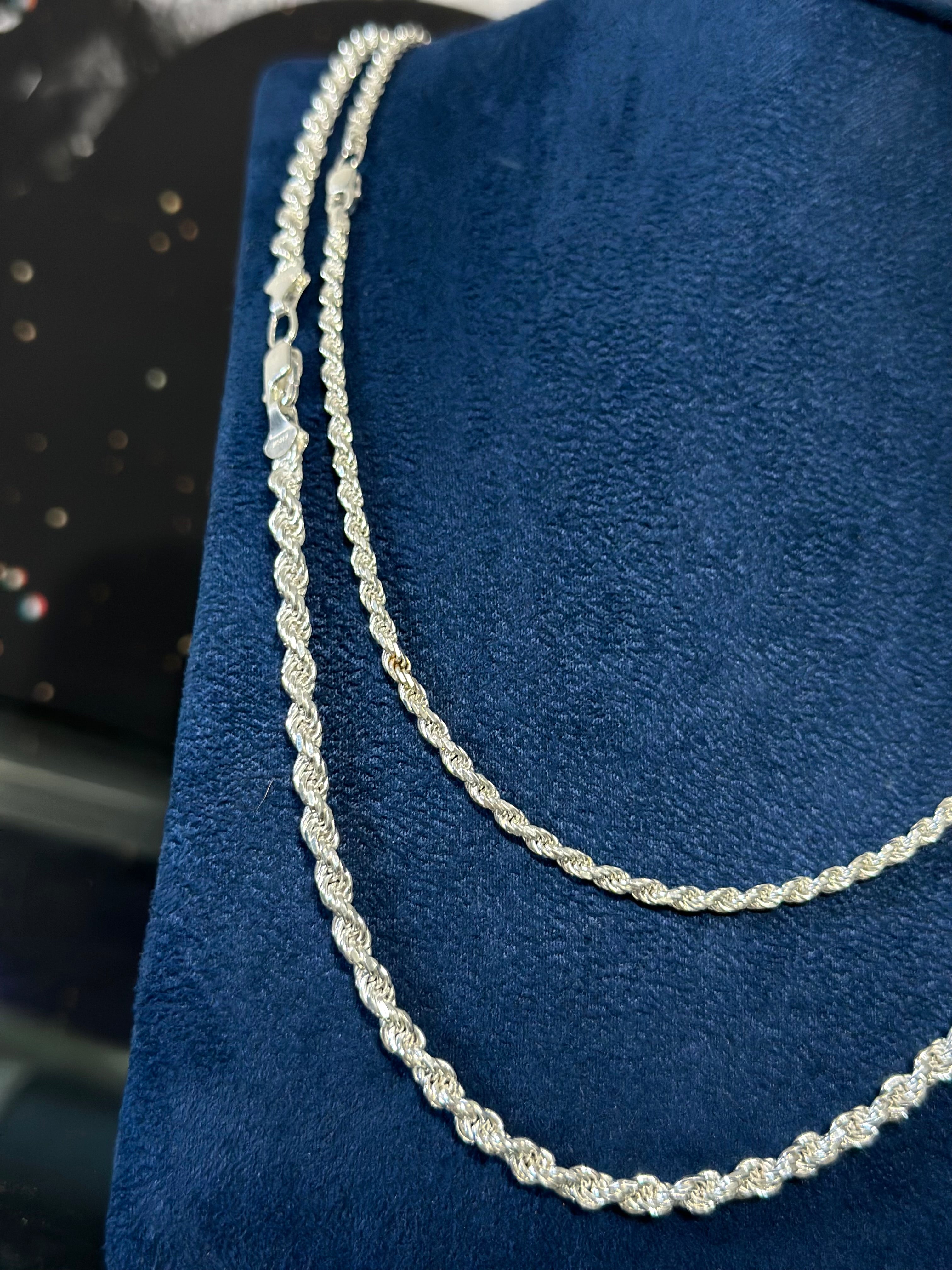 Cadena Torzal Plata .925