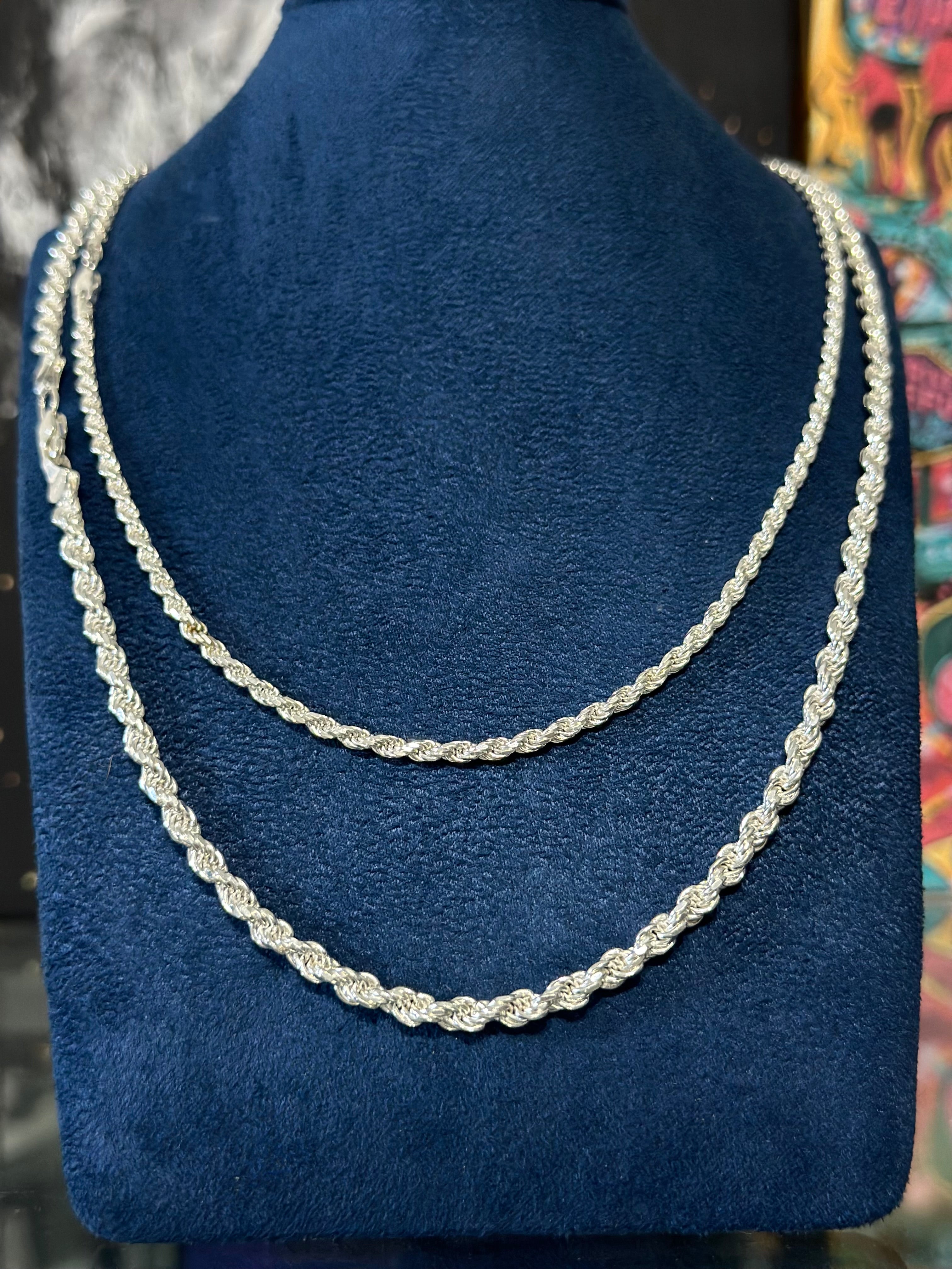 Cadena Torzal Plata .925