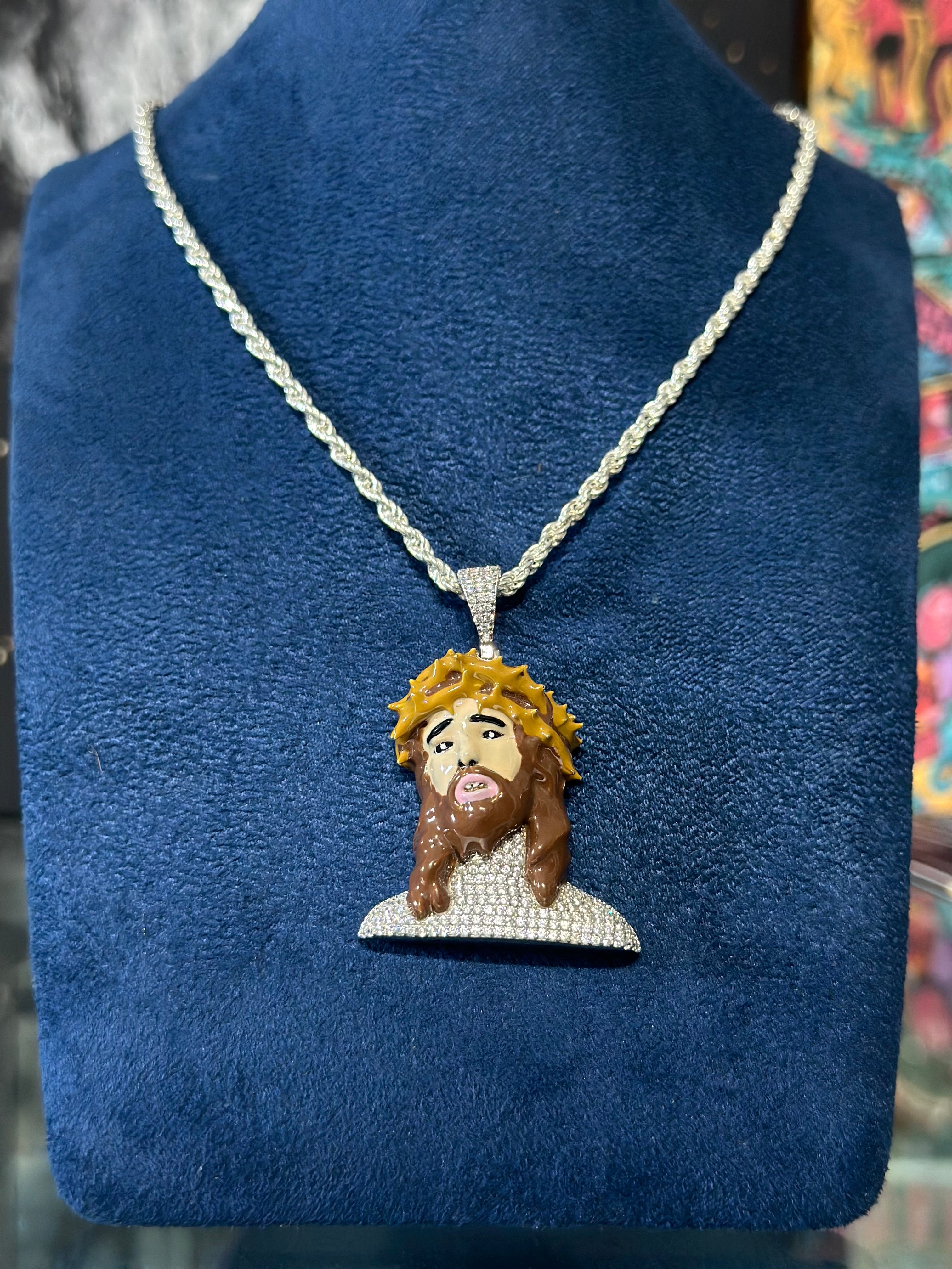 Dije Rostro Divino Plata .925