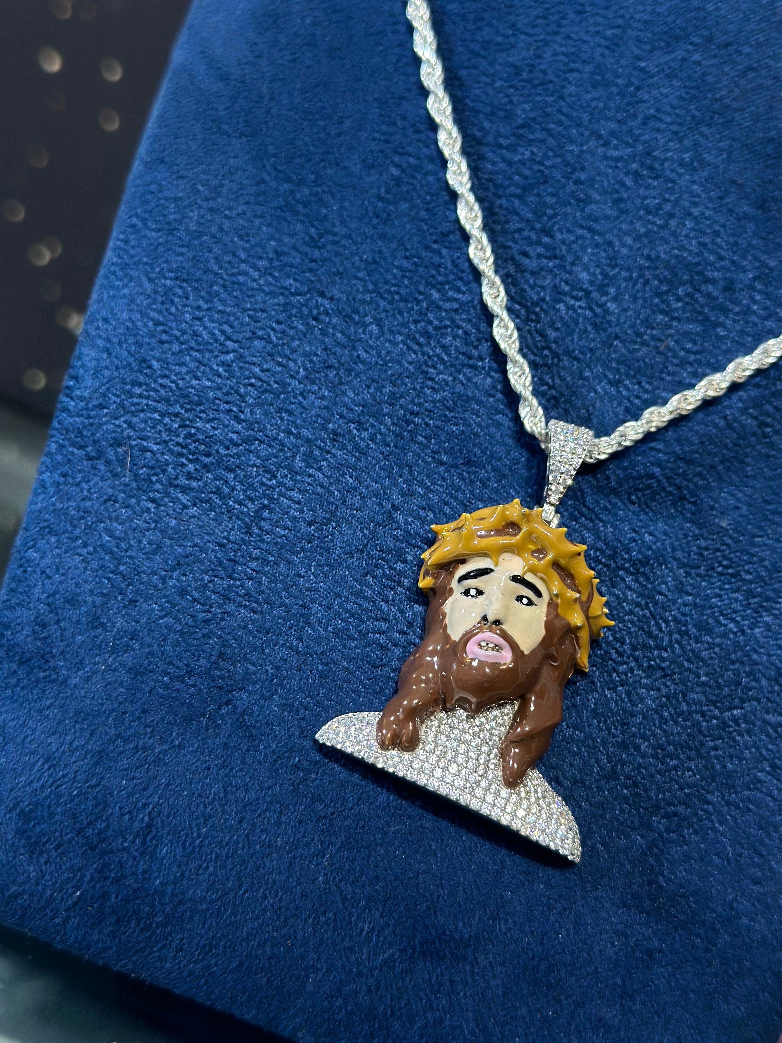 Dije Rostro Divino Plata .925